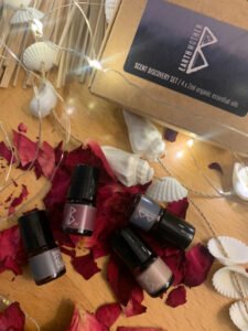 Earth Mother Discovery Set / 4 blends of 2ml organic essential oil roll-on perfume - testimonial