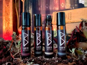 Earth Mother 4 blends of 10ml organic essential oil roll-on perfume
